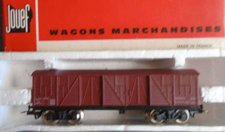 JOUEF HO SCALE - SNCF CLOSED GOODS WAGON, BOXED