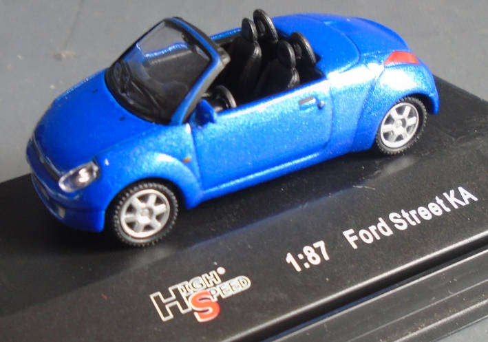 HIGH SPEED 1/87 HO SCALE - FORD STREET KA, BOXED
