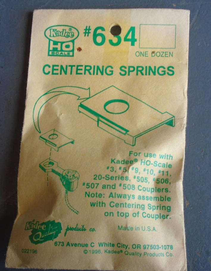 KADEE HO SCALE - 634 CENTERING SPRINGS