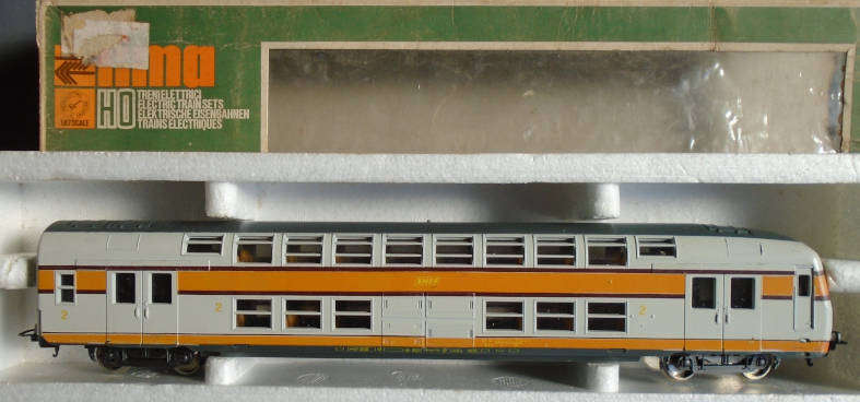 LIMA HO SCALE - SNCF 2nd CLASSPASSENGER COACH, BOXED