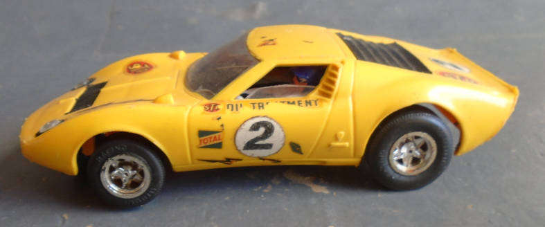 SCALEXTRIC - 1/32 SCALE LAMBORGINI RACING CAR FOR SPARES OR REPAIRS