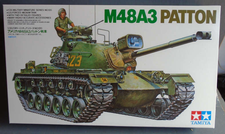TAMIYA 1/35 SCALE - M48A3 PATTON TANK - BOXED