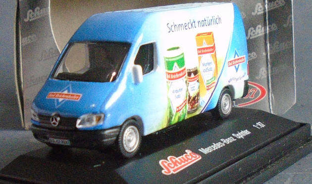 SCHUCO HO SCALE - MERCEDES BENZ SPRINTER, BOXED