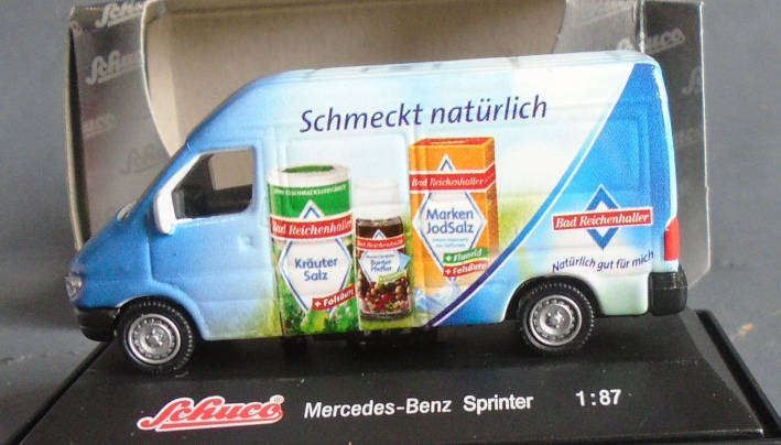 SCHUCO HO SCALE - MERCEDES BENZ SPRINTER, BOXED