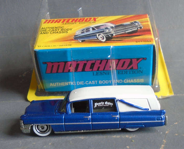 MATCHBOX - 1963 CADILLAC HEARSE, CARDED