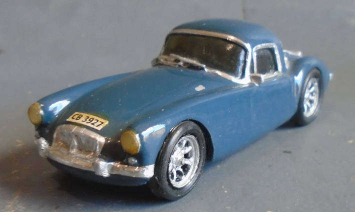 SEAR MODELS 1/43 SCALE - RESIN MADE IN SA, MGA COUPE, 40th ANNIVERSARY, BOXED