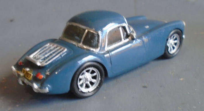 SEAR MODELS 1/43 SCALE - RESIN MADE IN SA, MGA COUPE, 40th ANNIVERSARY, BOXED