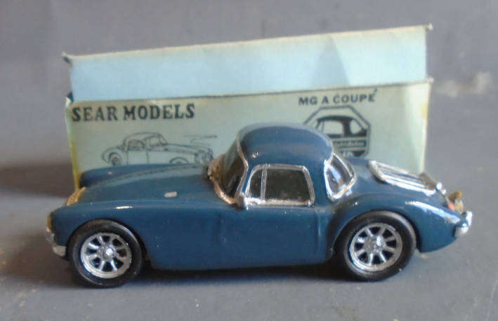 SEAR MODELS 1/43 SCALE - RESIN MADE IN SA, MGA COUPE, 40th ANNIVERSARY, BOXED