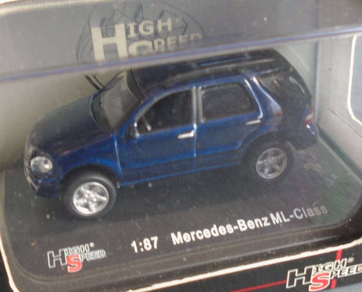 HIGH SPEED 1/87 HO SCALE - MERCEDES BENZ ML-CLASS , BOXED