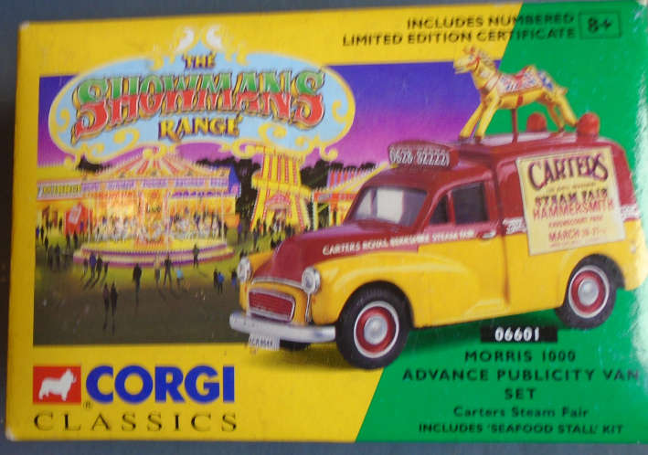 CORGI - MORRIS 1000 ADVANCE PUBLICITY VAN SET - BOXED
