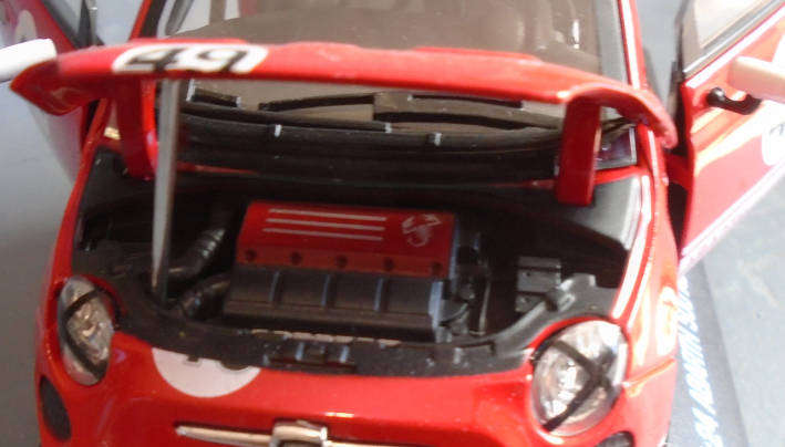 MOTORAMA 1/24 SCALE - FIAT ABARTH 500 ASSETTO, BOXED