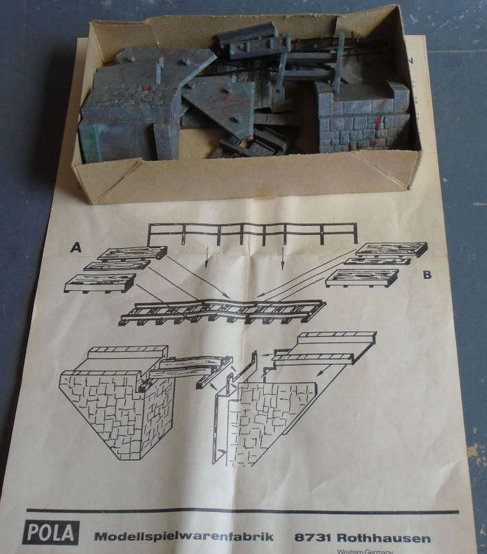 POLA HO SCALE - TUNNEL BRIDGE KIT, BOXED