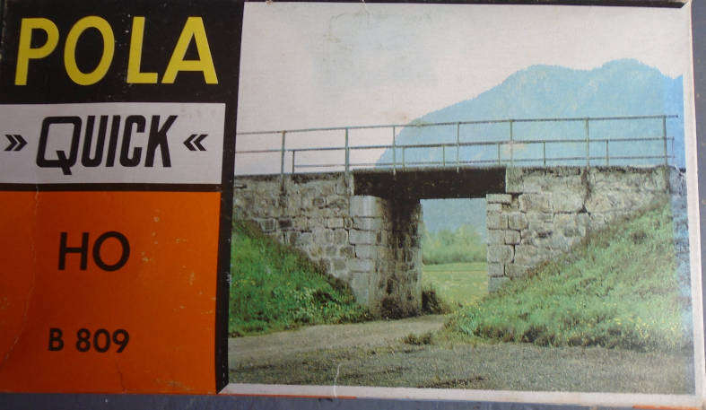 POLA HO SCALE - TUNNEL BRIDGE KIT, BOXED