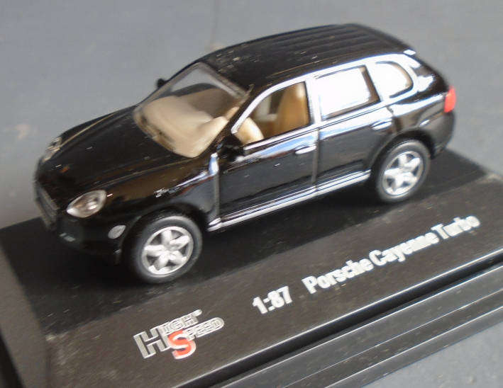 HIGH SPEED 1/87 HO SCALE - PORSCHE CAYENNE TURBO , BOXED
