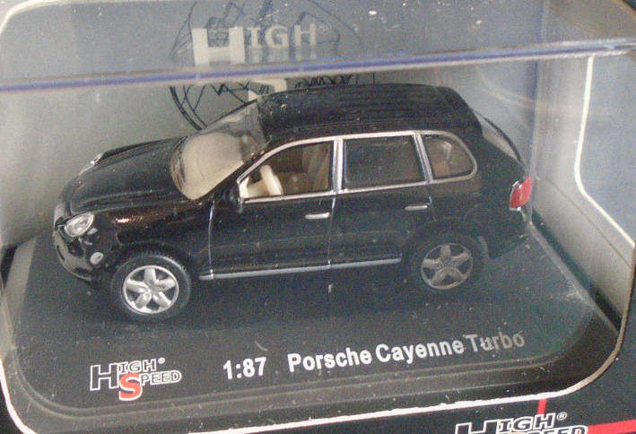 HIGH SPEED 1/87 HO SCALE - PORSCHE CAYENNE TURBO , BOXED