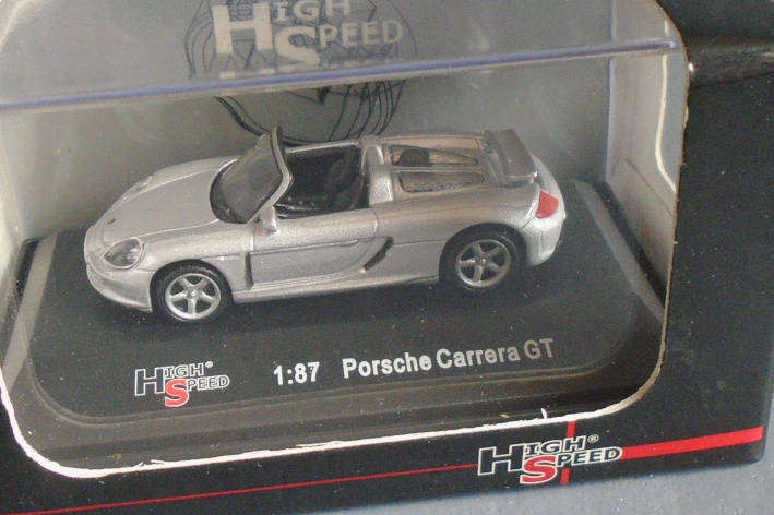 HIGH SPEED 1/87 HO SCALE - PORSCHE CARRERA GT, BOXED