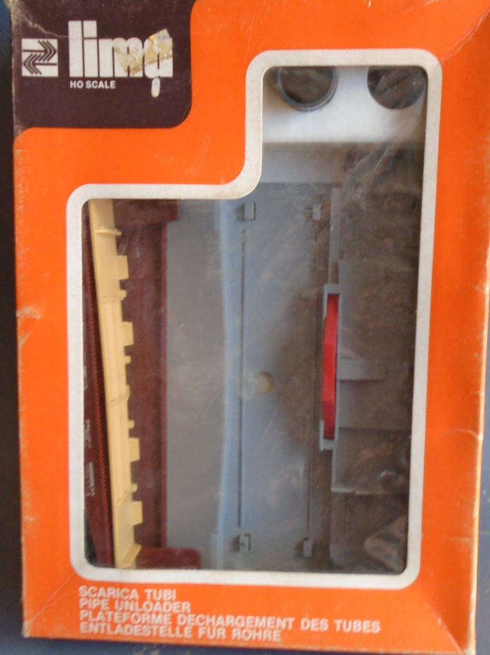 LIMA HO SCALE - PIPE UNLOADER UNIT , BOXED