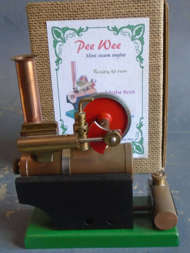 PEE WEEW MINI STEAM ENGINE, READY TO RUN, MADE IN SOUTH AFRICA
