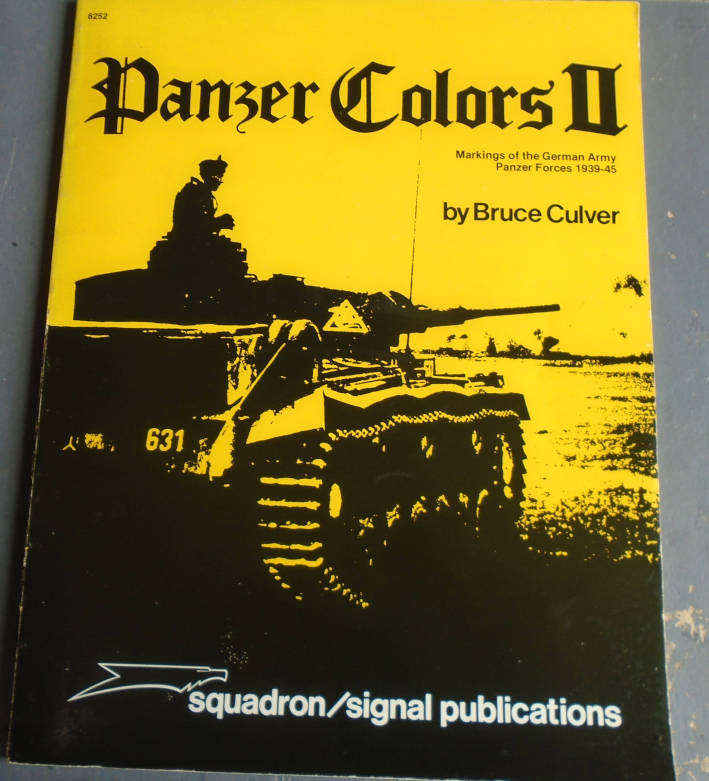 PANZER COLORS by BRUCE CULVER