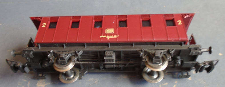 RIVAROSSI HO SCALE - DB 2nd CLASS PASSENGER COACH, BOXED