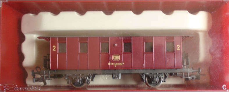 RIVAROSSI HO SCALE - DB 2nd CLASS PASSENGER COACH, BOXED