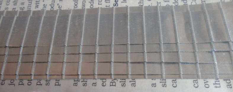 ROOFINGF HO SCALE - 6 PCS RIBBED SEAM FENCING,IN PKT