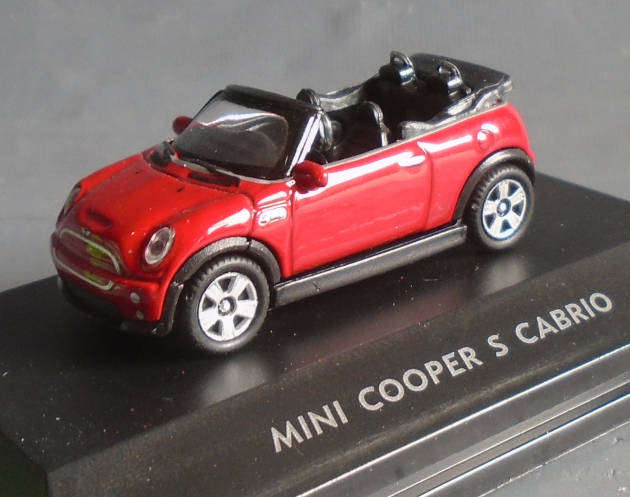 WELLY 1/87 HO SCALE - MINI COOPER S CABRIO, BOXED