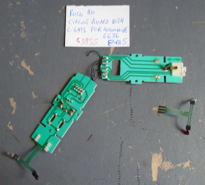 ROCO HO SCALE - CIRCUIT BOARD WITH LIGHTS FS E636