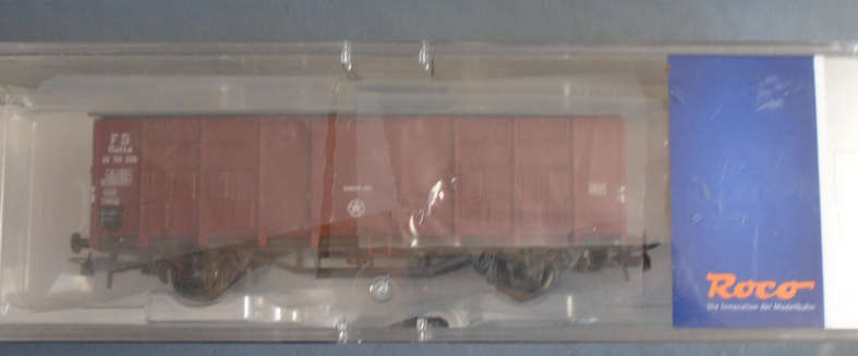 ROCO HO SCALE - FS CLOSED GOODS WAGON - BOXED