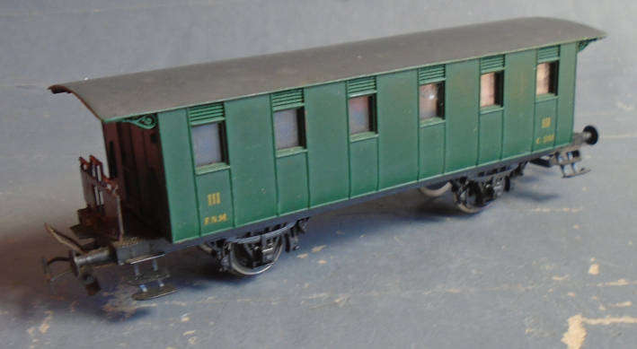 RIVAROSSI HO SCALE - PASSENGER COACH, BOXED