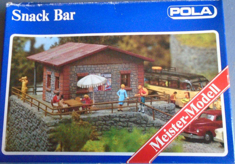 POLA HO SCALES - SNACK BAR, BOXED