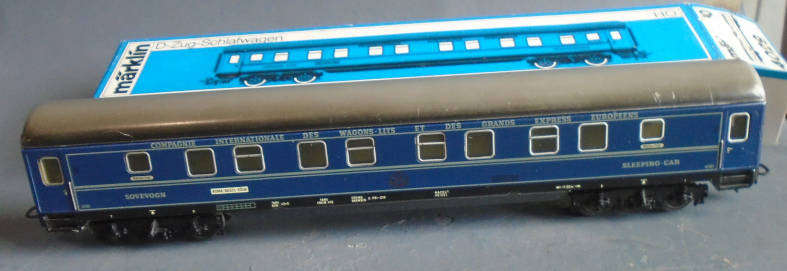 MARKLIN HO SCALE - EXPRESS SLEEPING CAR, BOXED