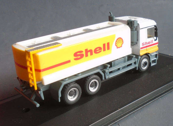 SCHUCO 1/72 SCALE - MERCEDES BENZ ACTROS SHELL TANKER, BOXED
