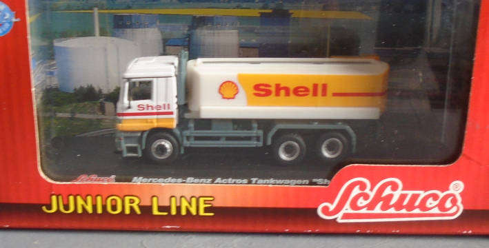 SCHUCO 1/72 SCALE - MERCEDES BENZ ACTROS SHELL TANKER, BOXED