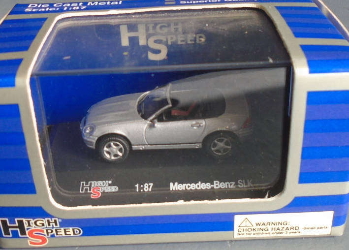HIGH SPEED 1/87 HO SCALE - MERCEDES BENZ SLK, BOXED