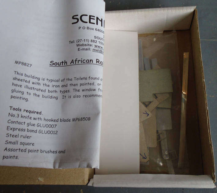SA SCENICS HO SCALE - SAR STATION TOILET KIT, BOXED