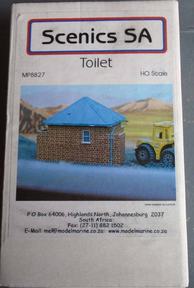 SA SCENICS HO SCALE - SAR STATION TOILET KIT, BOXED