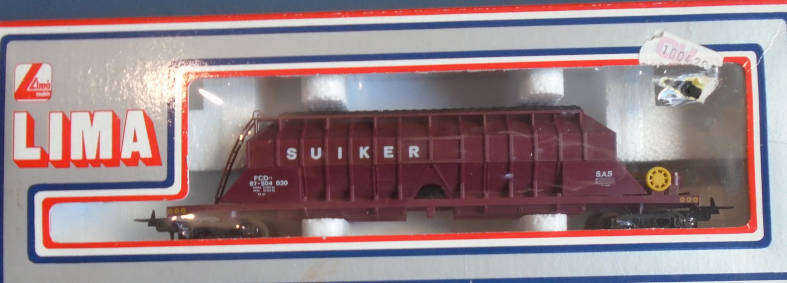 LIMA HO SCALE - SAR SUGAR WAGON, BOXED