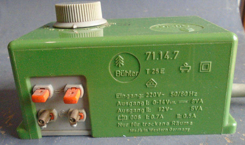 BUHLER 220V TO 12V TRANSFROMER/CONTROLLER