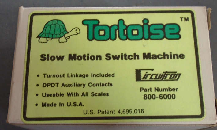 TORTOISE ALL SCALES - SLOW MOTION SWITCH MACHINE, BOXED