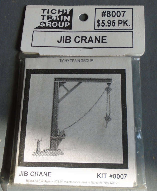 TICHY TRAIN GROUP HO SCALE - JIB CRANE KIT, BAGGED