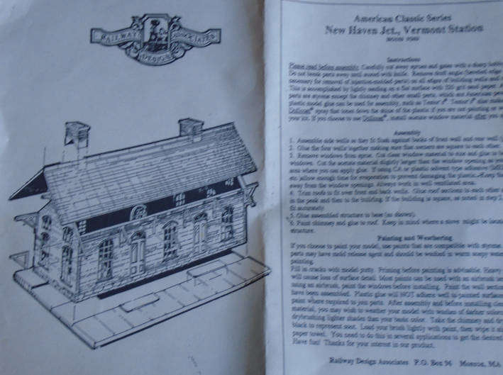 ACS HO SCALE - VERMONT STATION KIT, IN PKT