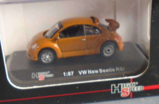 HIGH SPEED 1/87 HO SCALE - VW NEW BEETLE RSI, BOXED