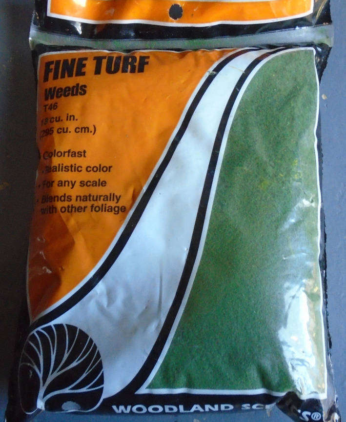 WOODLANDS SCENICS HO SCALES - FINE TURF, WEEDS, BAGGED