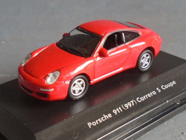 WELLY 1/87 HO SCALE - PORSCHE 911 (997) CARRERA S COUPE, BOXED