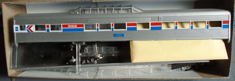 ATHEARN HO SCALE - 5 X AMTRAK COACH KITS, ALL BOXED