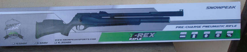 SNOWPEAK T-REX 5.5 CALIBER PNEUMATIC AIR RIFLE, BOXED IN EXCELLENT CONDITION