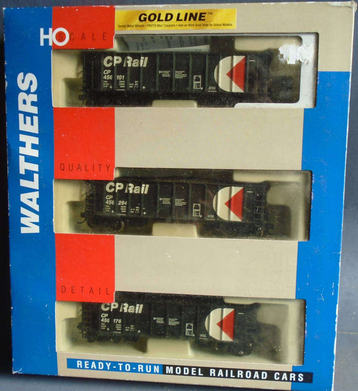 WALTHERS HO SCALE - SET OF CP ORE WAGONS, BOXED