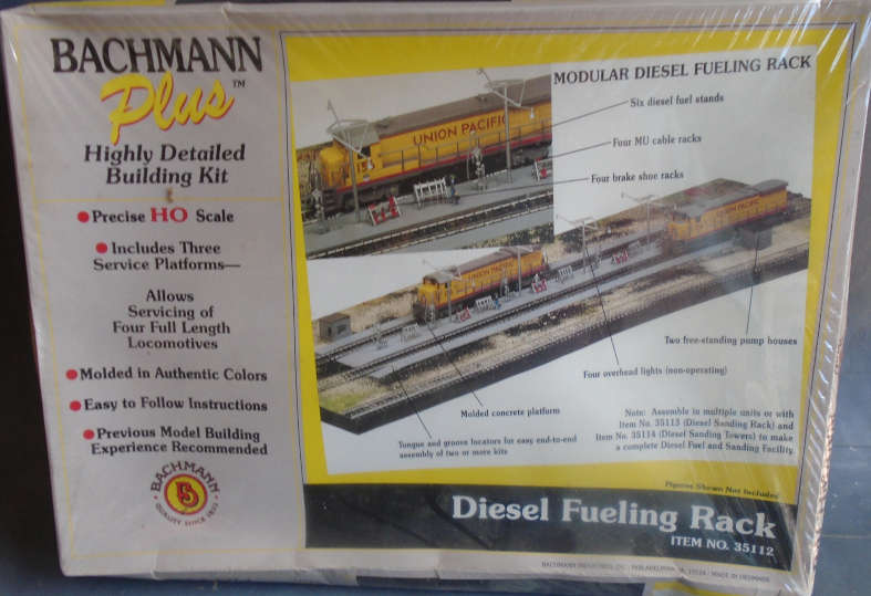 BACHMANN HO SCALE - DIESEL FUELING RACK KIT, BOXED