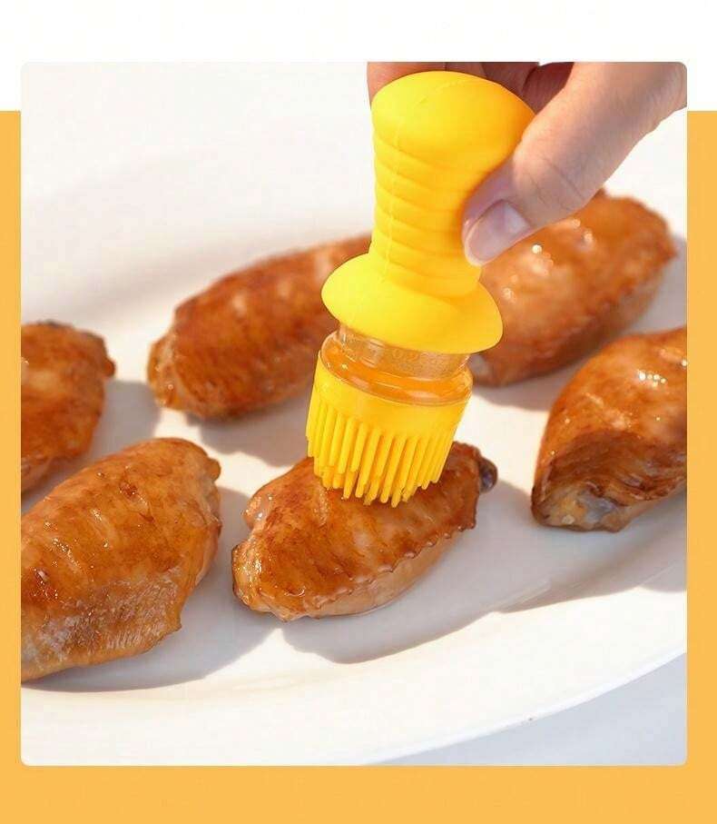 1pc 630Ml Lead-Free Leak-Proof Glass Oil Bottle With Scale